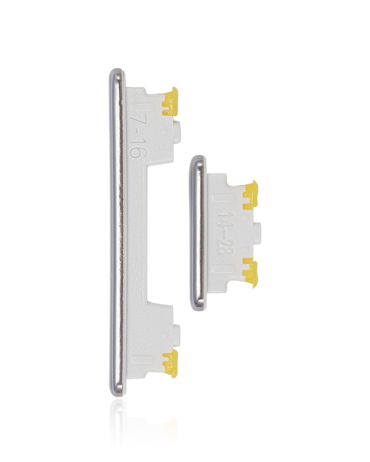 Replacement Hard Buttons (Power / Volume) Compatible For Samsung Galaxy A53 5G (A536 / 2022) (White)