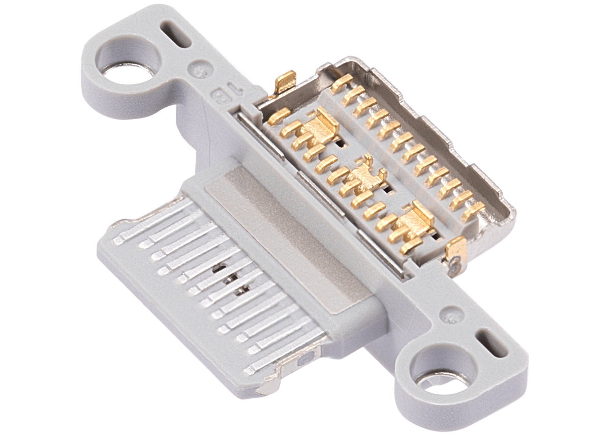 Charging Port Only Compatible For iPad 10 (2022) (Soldering Required) (Silver) (10 Pack)