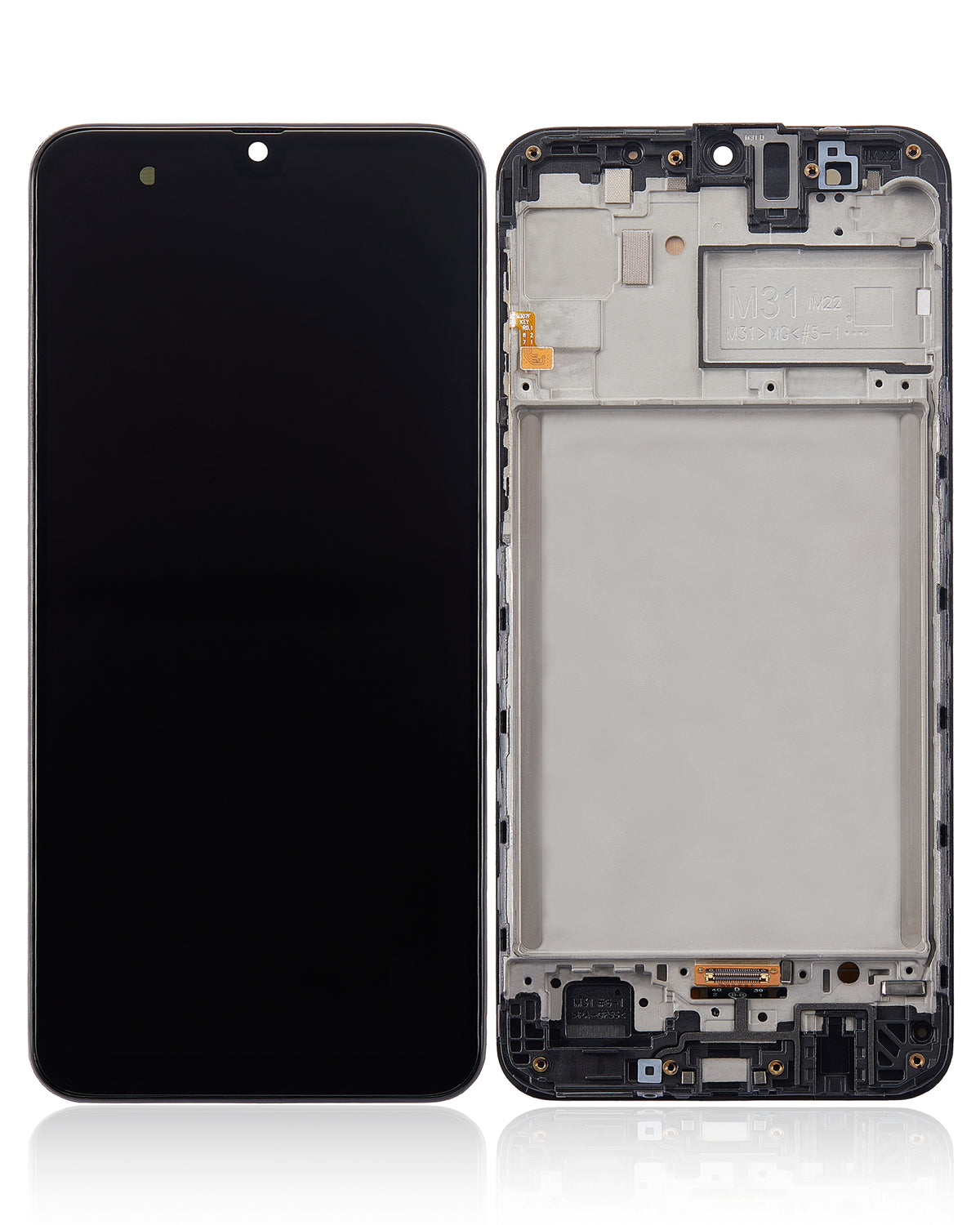 OLED Assembly With Frame Compatible For Samsung Galaxy M31 (M315 / 2020) (Refurbished) (All Colors)