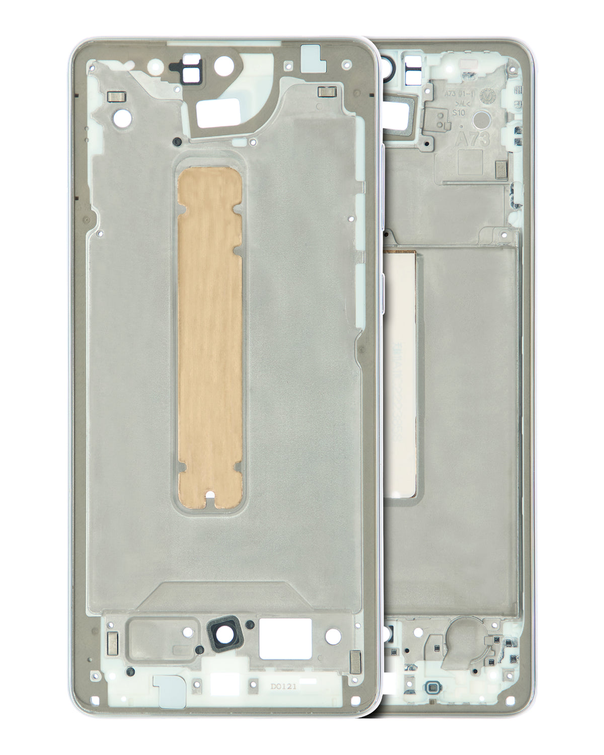 Replacement Mid-Frame Housing Compatible For Samsung Galaxy A73 (A735 / 2022) / A73 5G (A736 / 2022) (White)