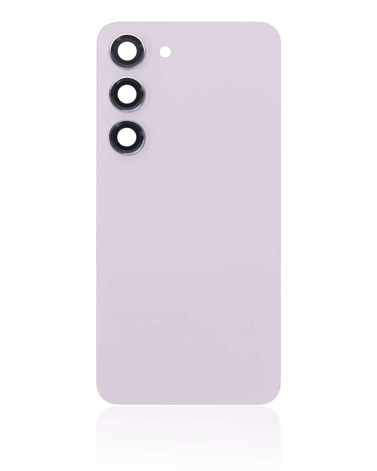 Replacement Back Cover Glass With Camera Lens Compatible For Samsung Galaxy S23 5G (No Logo) (Aftermarket Plus) (Lavender)