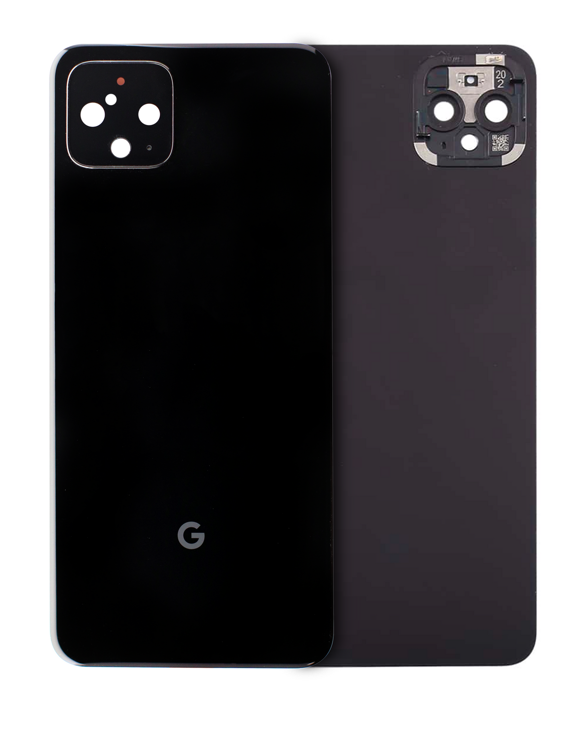 Replacement Back Glass Compatible For Google Pixel 4 (Genuine OEM) (Just Black)