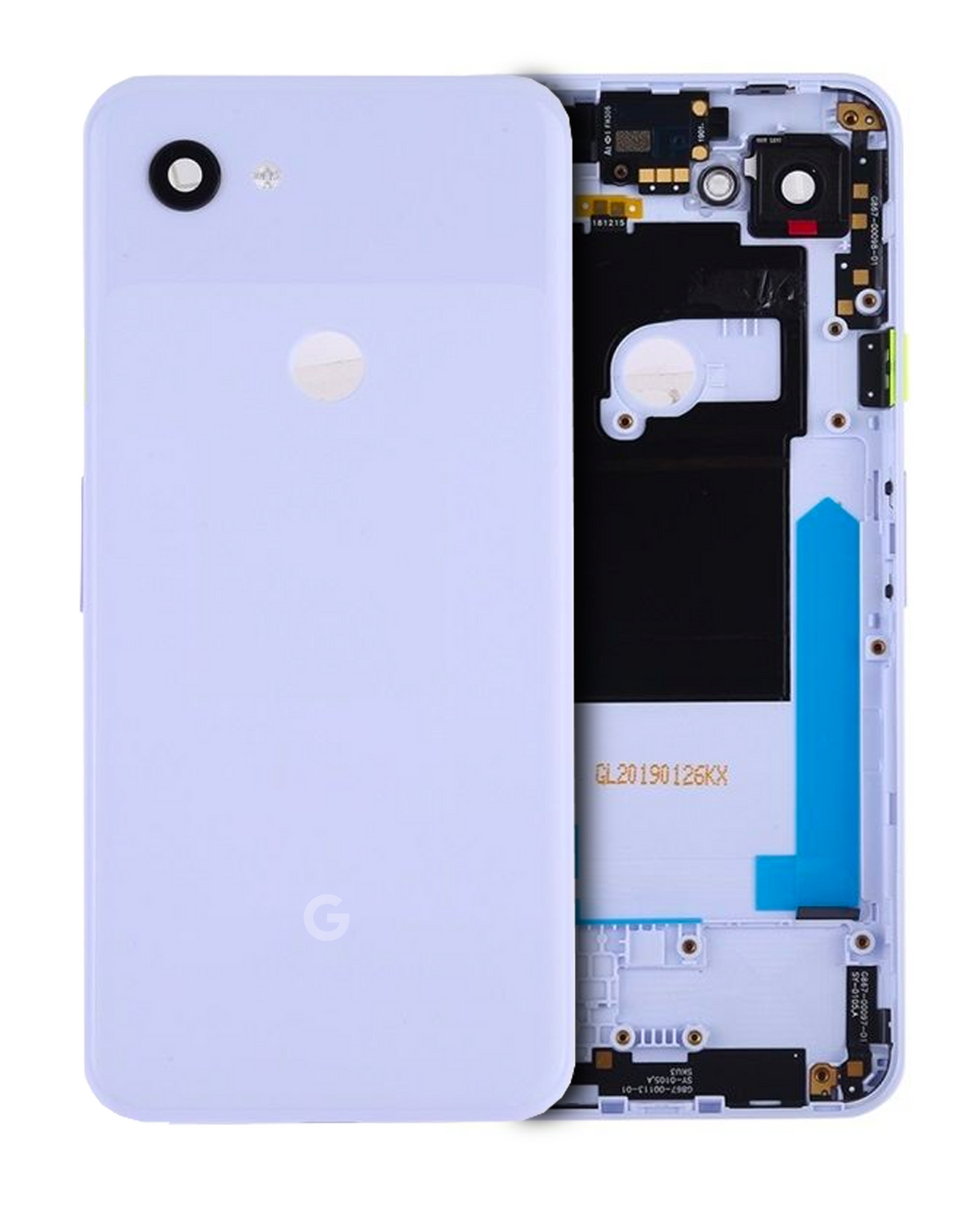 Back Housing Compatible For Google Pixel 3a Replacement (Genuine OEM) (Purple)