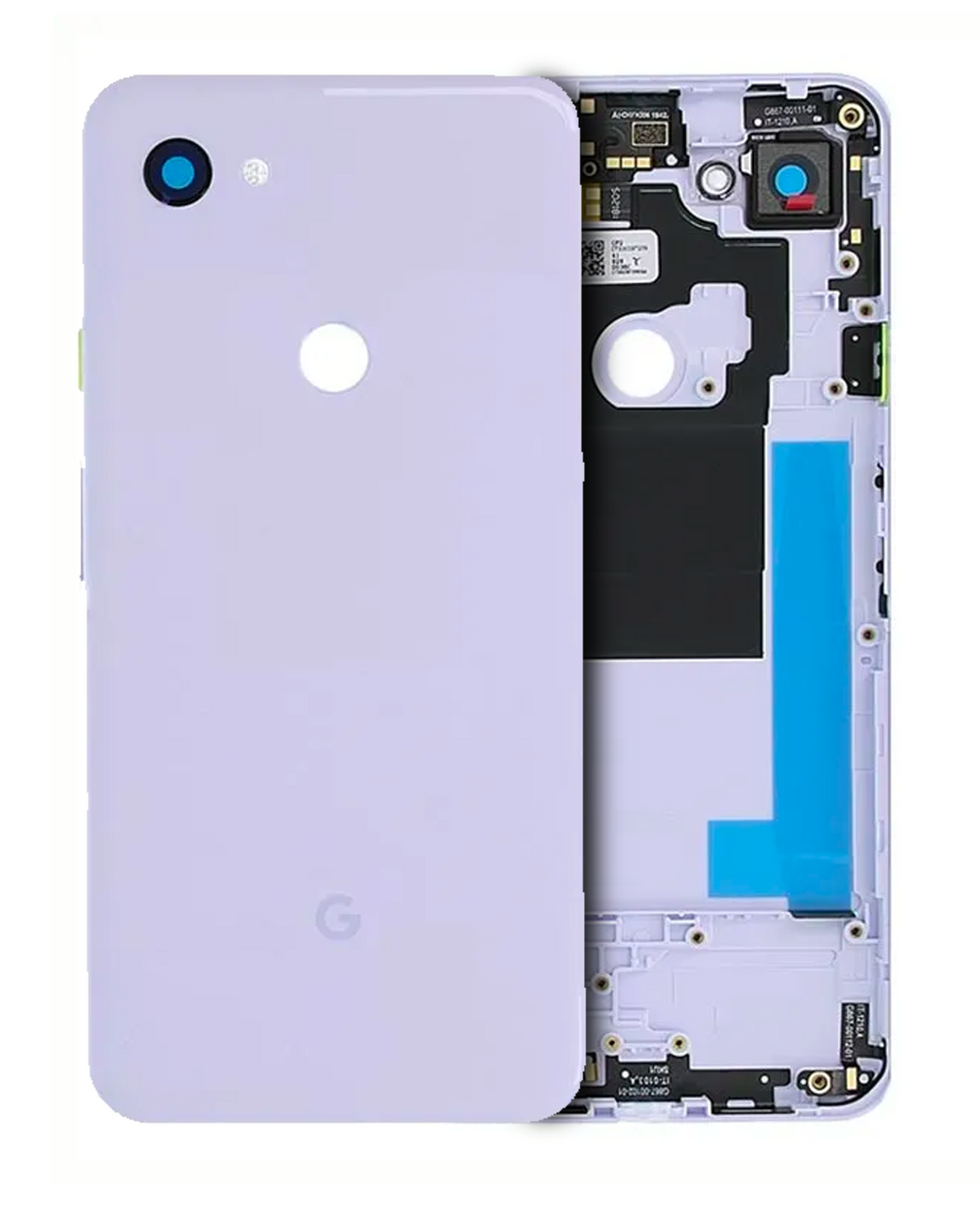 Back Housing Compatible For Google Pixel 3a XL Replacement (Genuine OEM) (Purple)