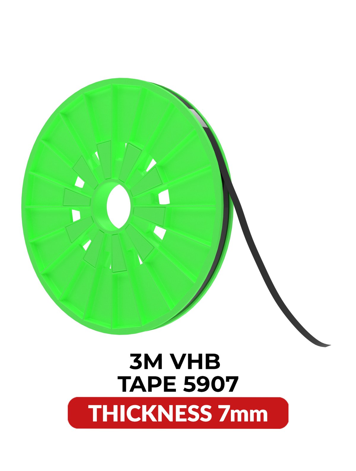Double-Sided Acrylic Bonding Tape (7MM x 25M) (3M Model # VHB 5907)