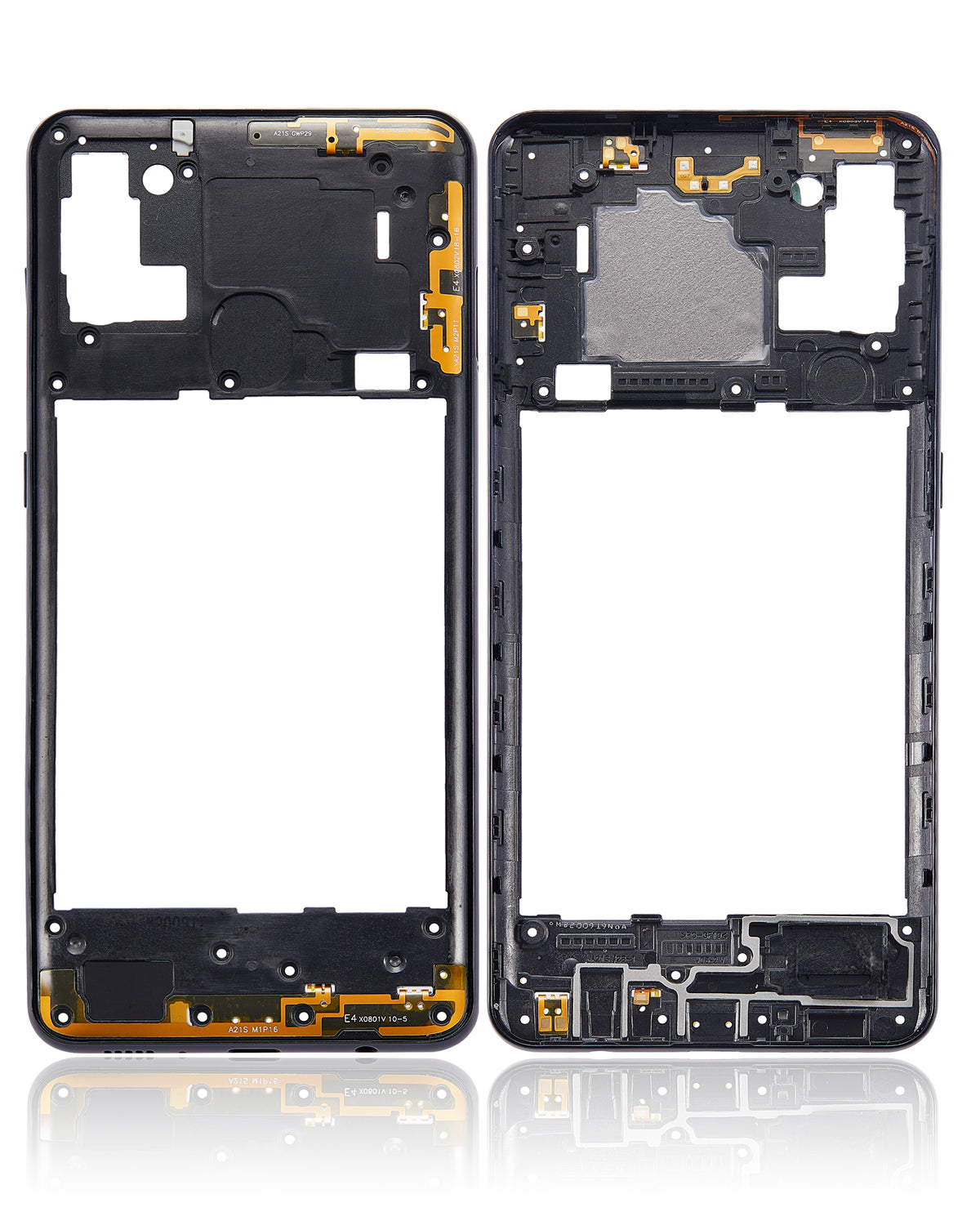 Mid-Frame Housing Compatible For Samsung Galaxy A21s (A217 / 2020) (Black)