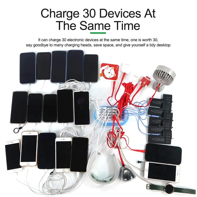 ReLife RL-304M 30 USB Port High Power 160W Charging Hub (Sunshine)