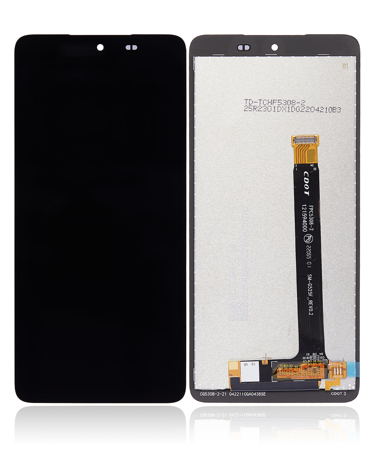 LCD Assembly Without Frame Replacement Compatible For Samsung Galaxy XCover 5 (G525) (Refurbished) (Black)