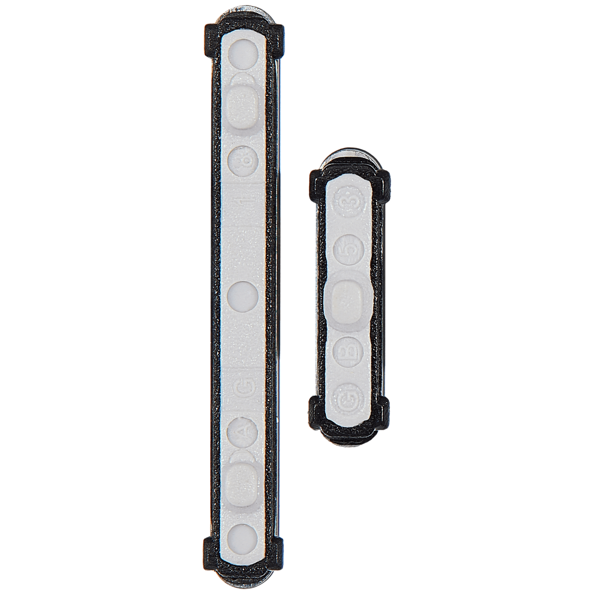 Hard Buttons (Power / Volume) Compatible For Samsung Galaxy S22 / S22 Plus Replacement (Phantom Black)