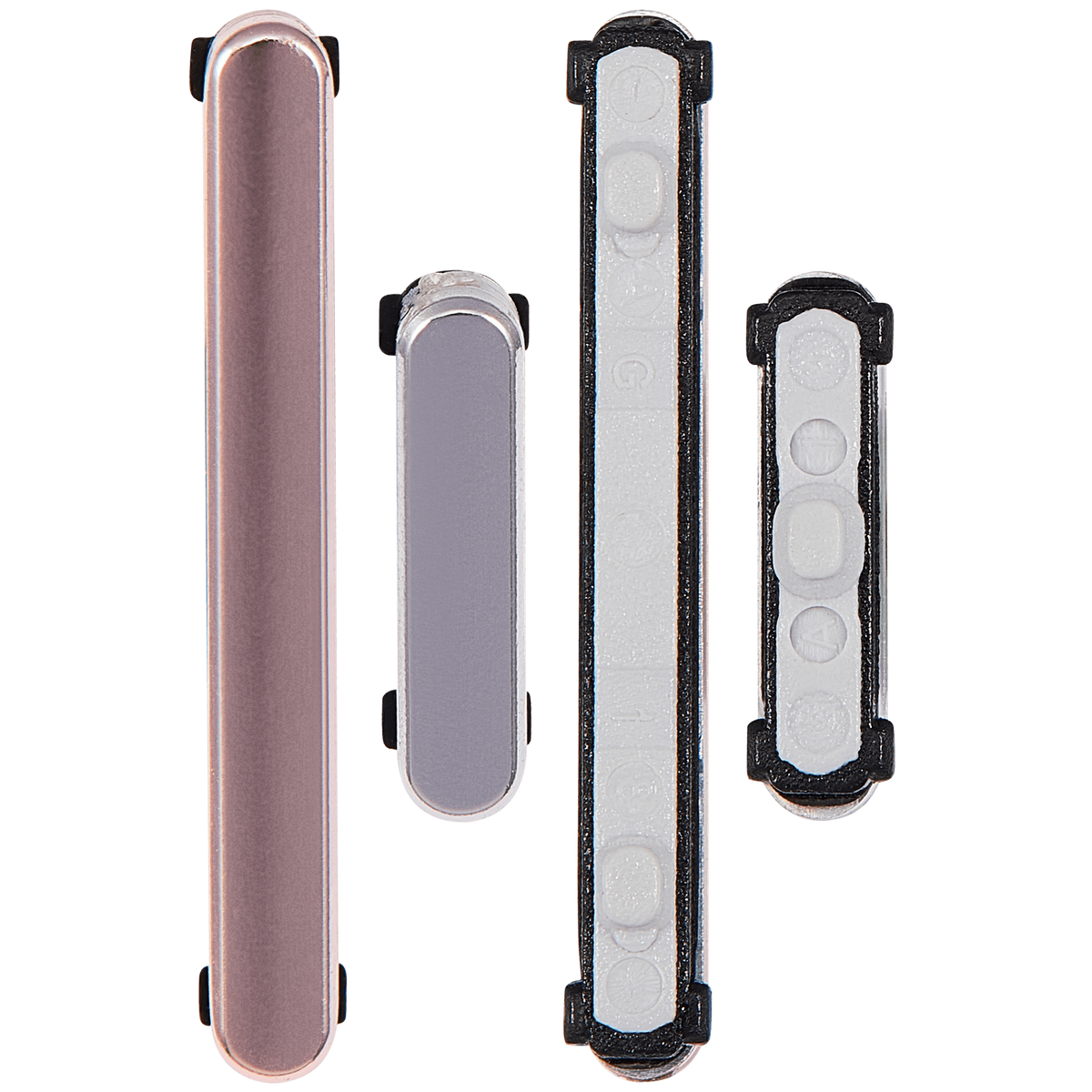 Hard Buttons (Power / Volume) Compatible For Samsung Galaxy S22 / S22 Plus Replacement (White)