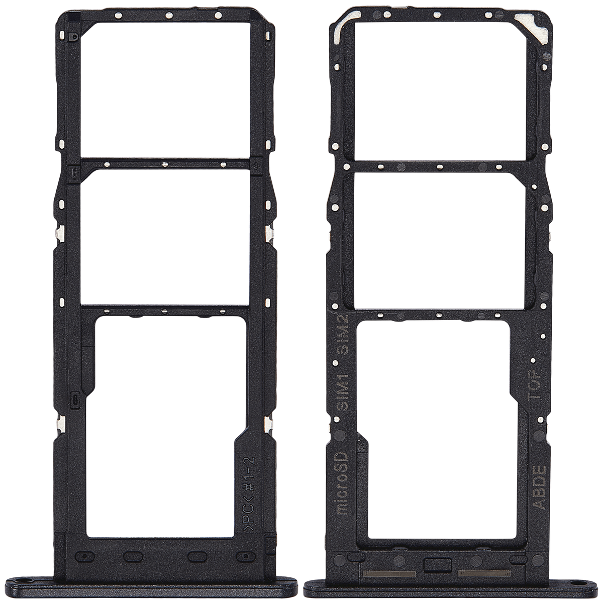 Dual Sim Card Tray Compatible For Samsung Galaxy A24 4G (A245 / 2023) (Black)