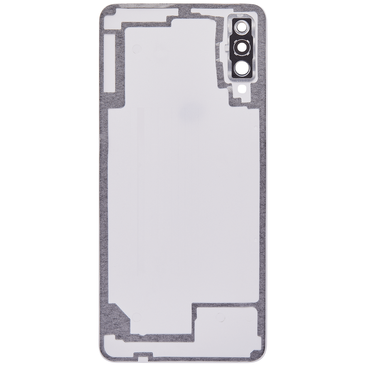 Back cover Glass Compatible For Samsung Galaxy A70 (A705 / 2019) (Vemake) (White)