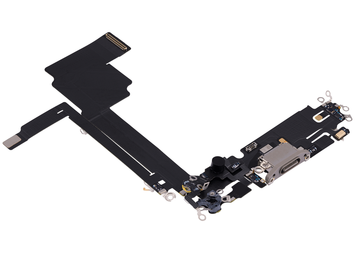 Charging Port Flex Cable Compatible For iPhone 15 Pro Max (Premium) (Natural Titanium)