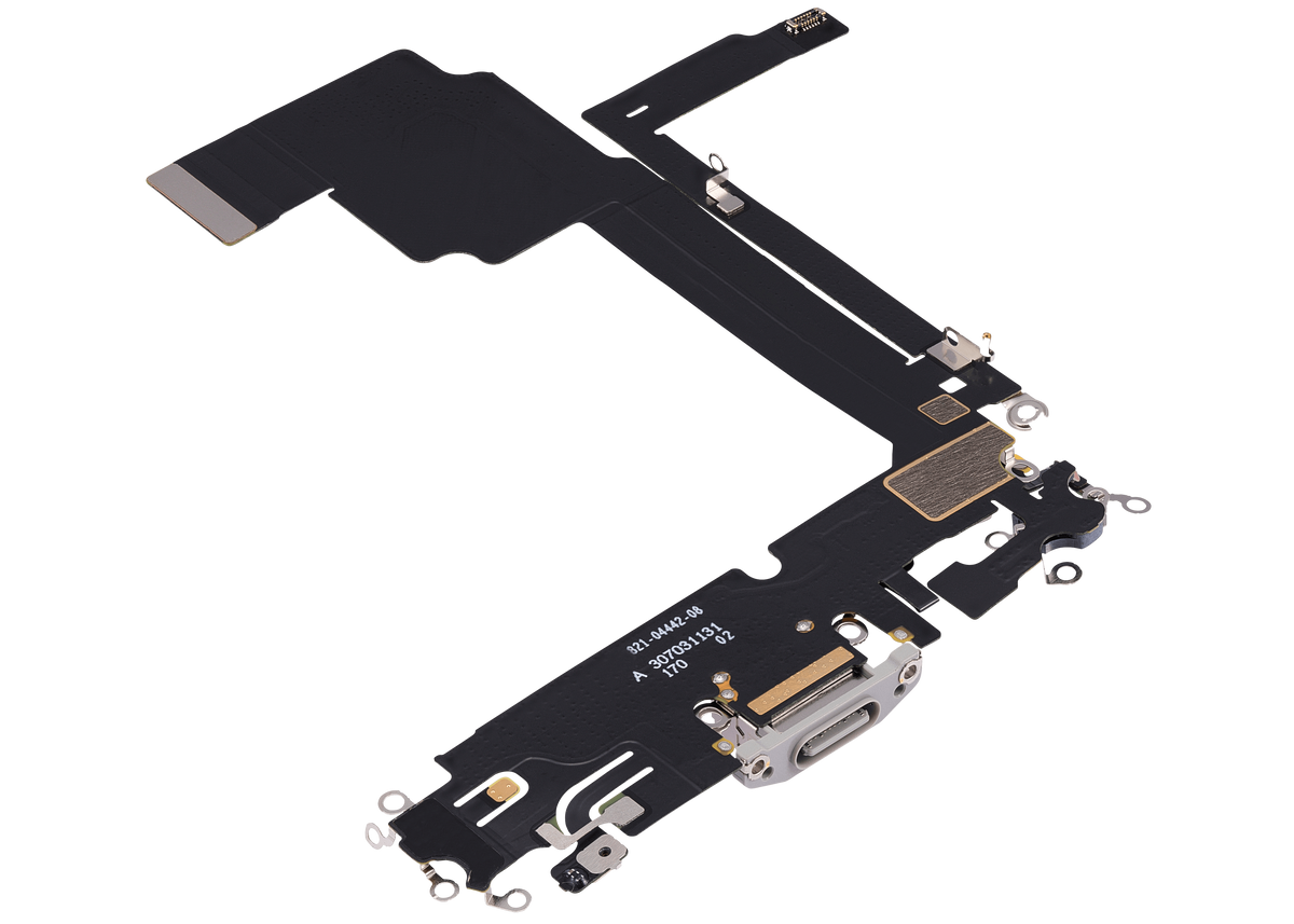Charging Port Flex Cable Compatible For iPhone 15 Pro Max (Premium) (White Titanium)