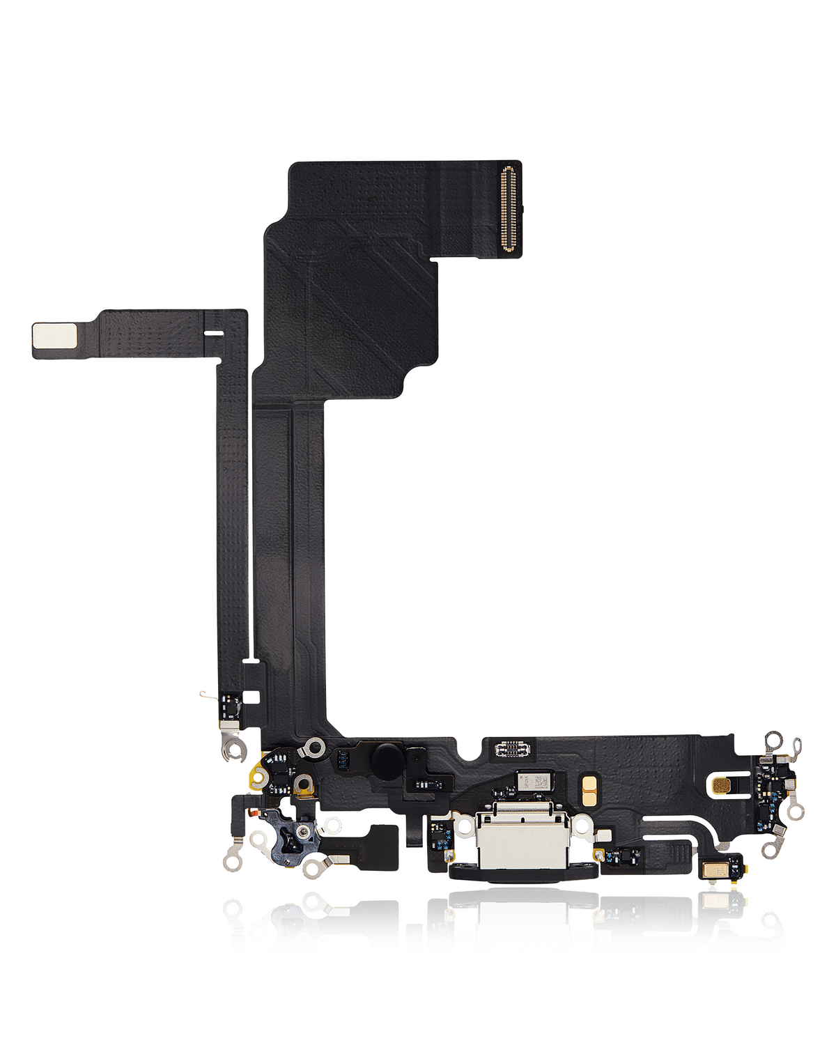 Charging Port Flex Cable Compatible For iPhone 15 Pro Max (Premium) (Black Titanium)