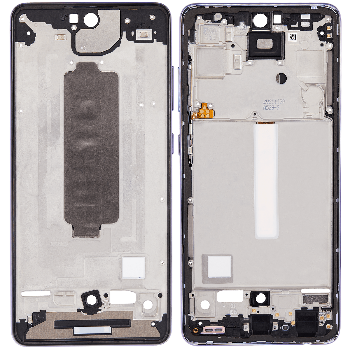 Replacement Mid-Frame Housing Compatible For Samsung Galaxy A52 4G (A525 / 2021) / A52 5G (A526 / 2021) / A52S 5G (A528 / 2021) (Awesome Violet)
