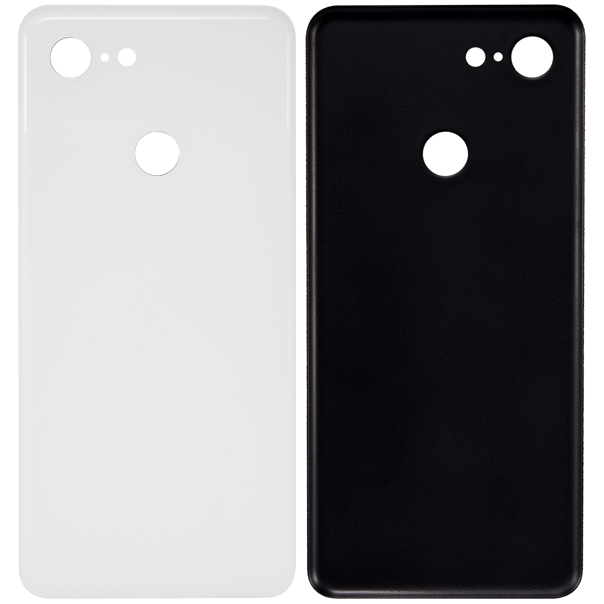 Back cover Glass Compatible For Google Pixel 3 Replacement (Clearly White)