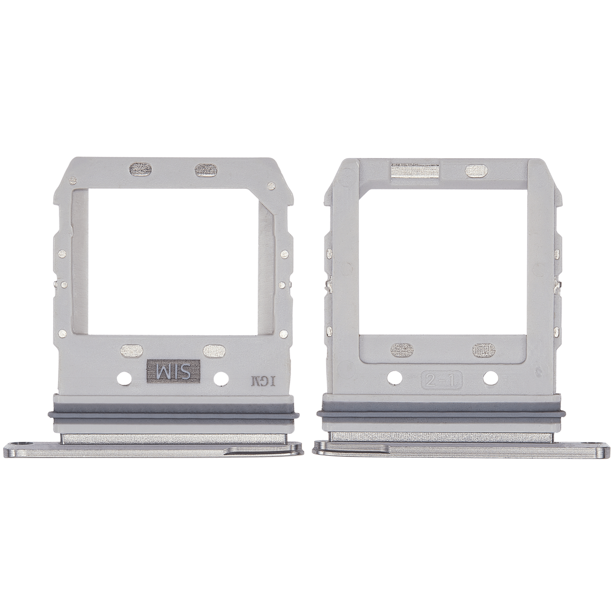 Dual Sim Card Tray Replacement Compatible For Samsung Galaxy S10 5G (Crown Silver)