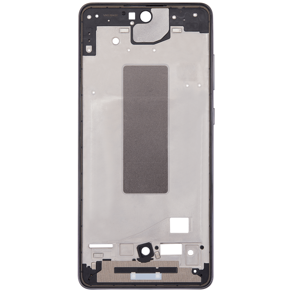 Mid-Frame Housing Compatible For Samsung Galaxy A72 Replacement (A725 / 2021) (Awesome Black)
