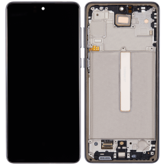 Replacement OLED Assembly With Frame Compatible For Samsung Galaxy A73 5G (A736 / 2022) (Refurbished) (Gray)