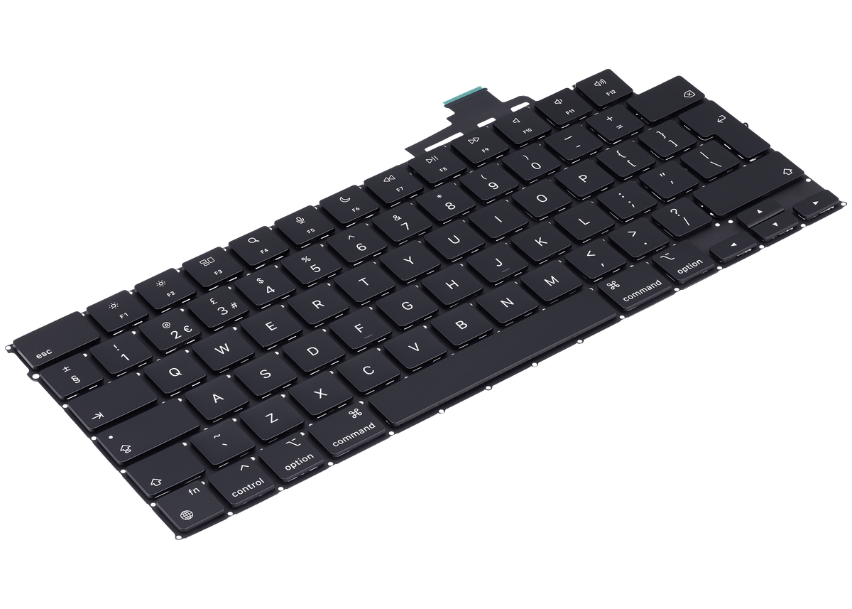Keyboard W/ Backlight & Screws Compatible For MacBook Air 15" (A2681 / Mid 2022 / A2941 / Mid 2023 / A3113 / Mid 2024 / A3114 / Mid 2024) (UK English)