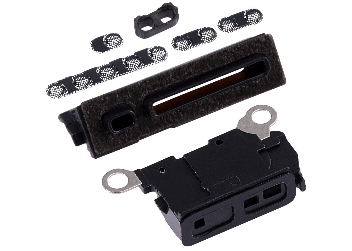 Loudspeaker / Mic Mesh Compatible For iPhone 15 Pro Max (Black Titanium)