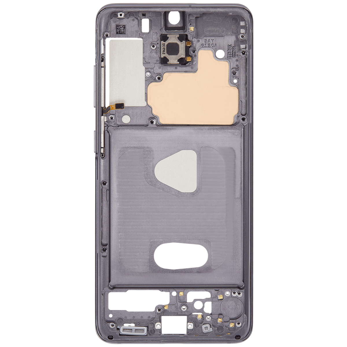 Replacement Mid-Frame Housing Compatible For Samsung Galaxy S20 5G (Verizon 5G UW Frame Only) (Cosmic Gray)