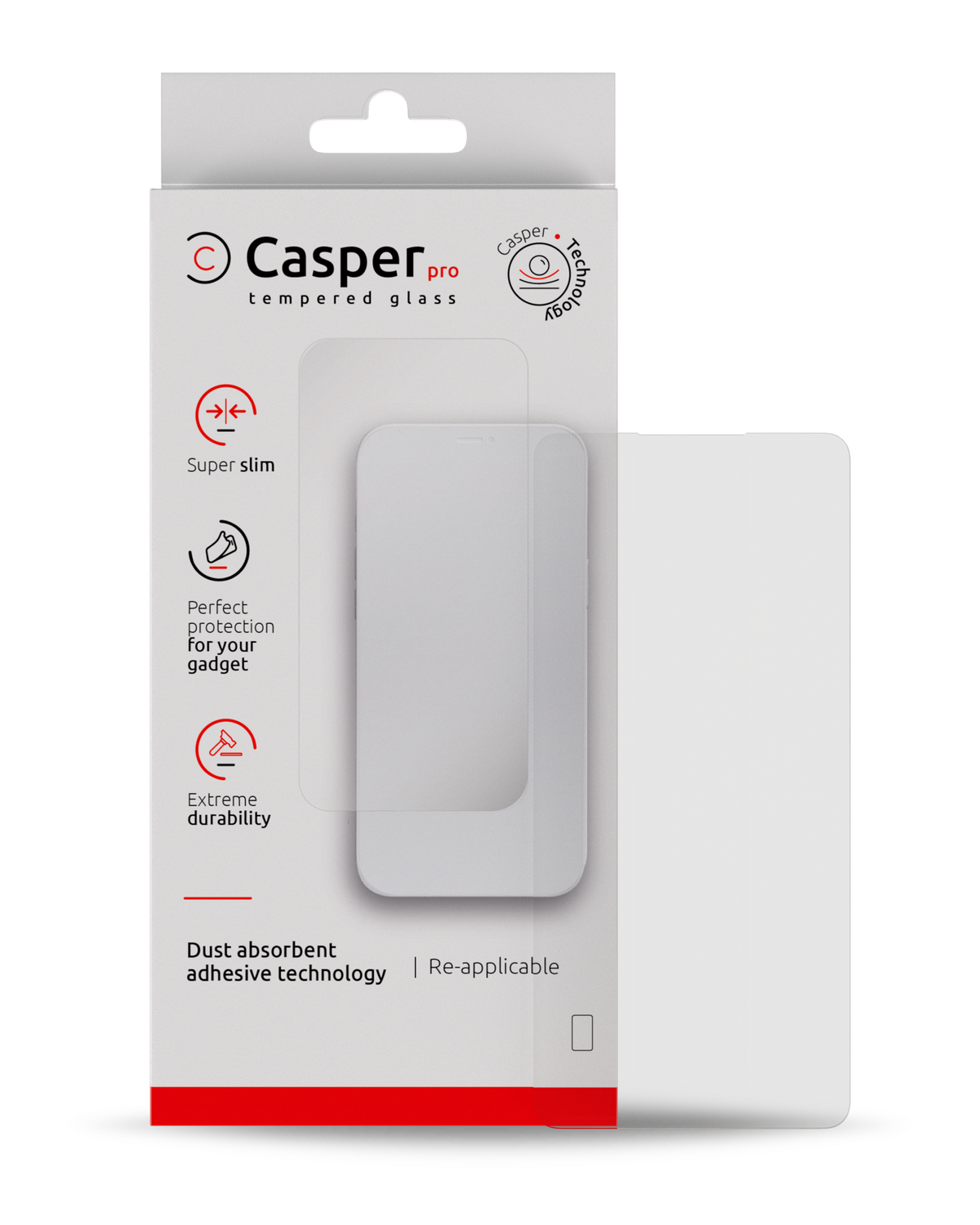 Replacement Casper Pro Tempered Glass Compatible For Samsung Galaxy S24 Plus 5G / S25 Plus 5G (Case Friendly)