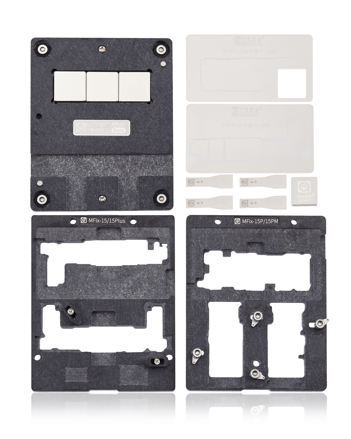 MFix-15 Series Mbga Motherboard Middle Layer BGA Reballing Platform Compatible For iPhone 15 Series (Amaoe)