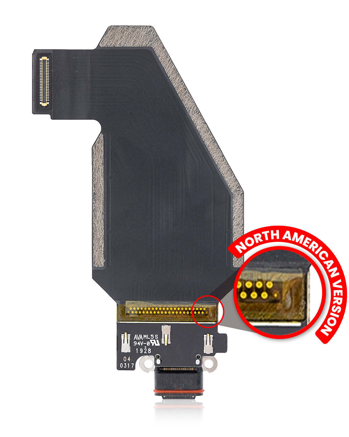 Charging Port Flex Cable Compatible For Google Pixel 4 XL Replacement (US Version) (Genuine OEM)