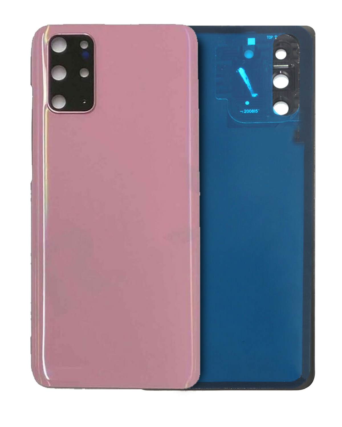 Back Cover Glass With Camera Lens Compatible For Samsung Galaxy S20 Plus Replacement (Service Pack) (Purple)