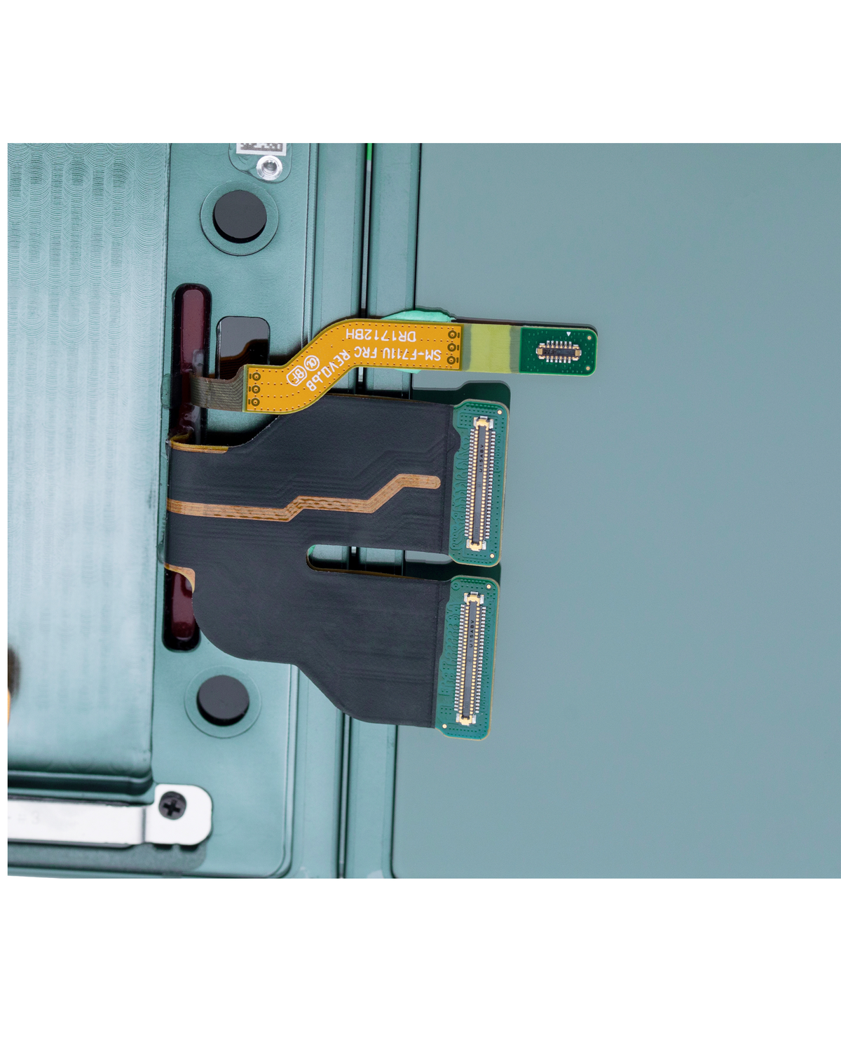 Inner OLED Assembly With Frame Compatible For Samsung Galaxy Z Flip 3 5G Replacement (US & International) (Service Pack) (Green)