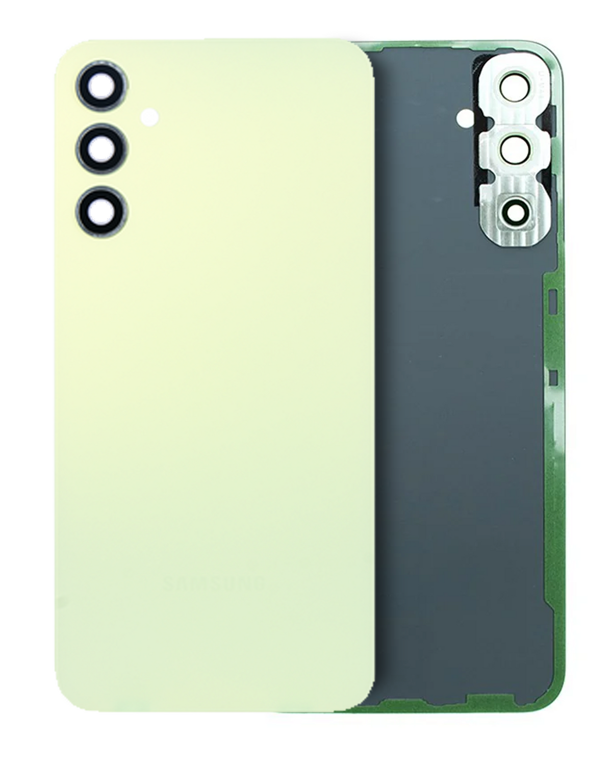 Back Cover Glass With Camera Lens Compatible For Samsung Galaxy A34 5G (A346 / 2023) (Service Pack) (Green)