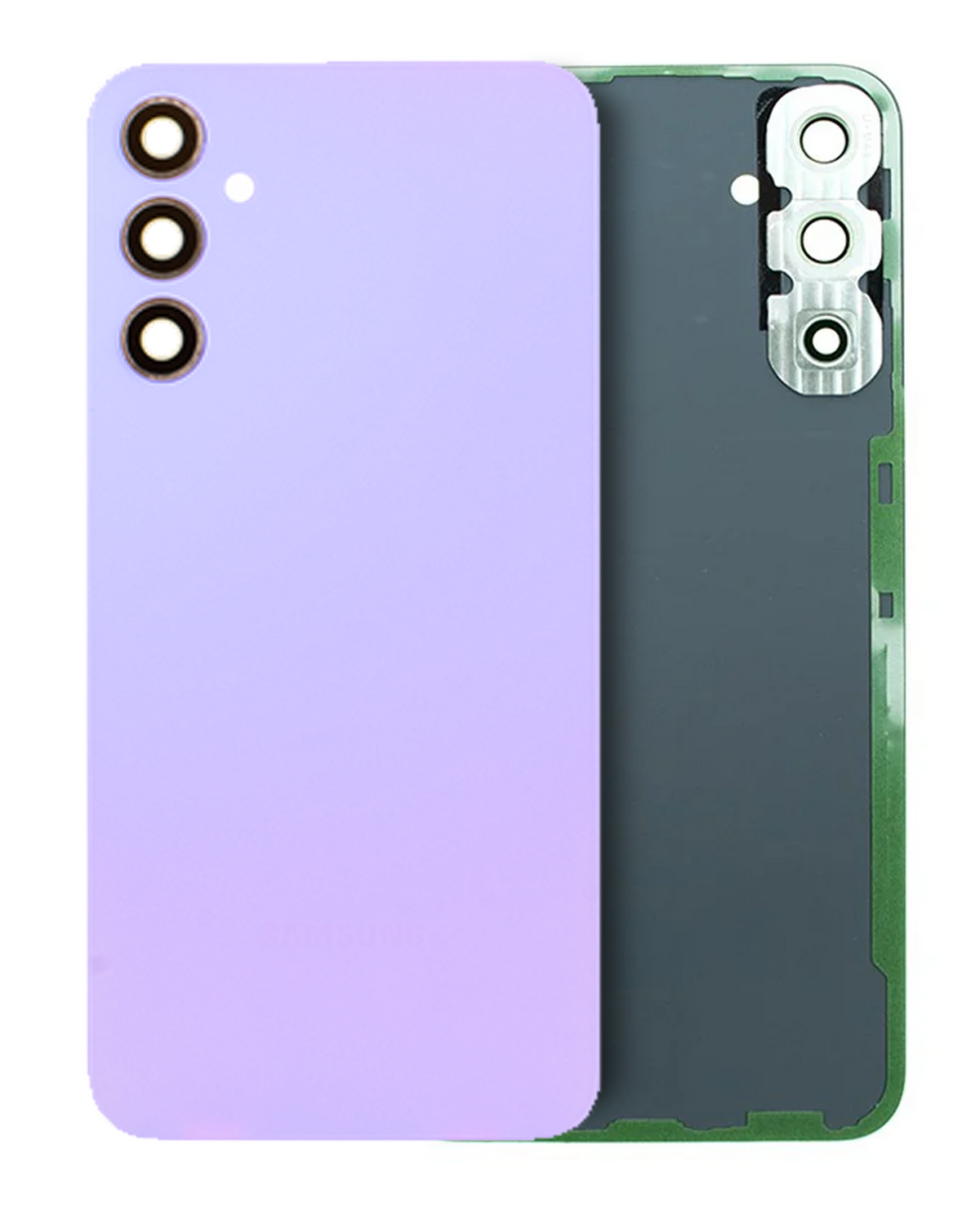 Back Cover Glass With Camera Lens Compatible For Samsung Galaxy A34 5G (A346 / 2023) (Service Pack) (Violet)