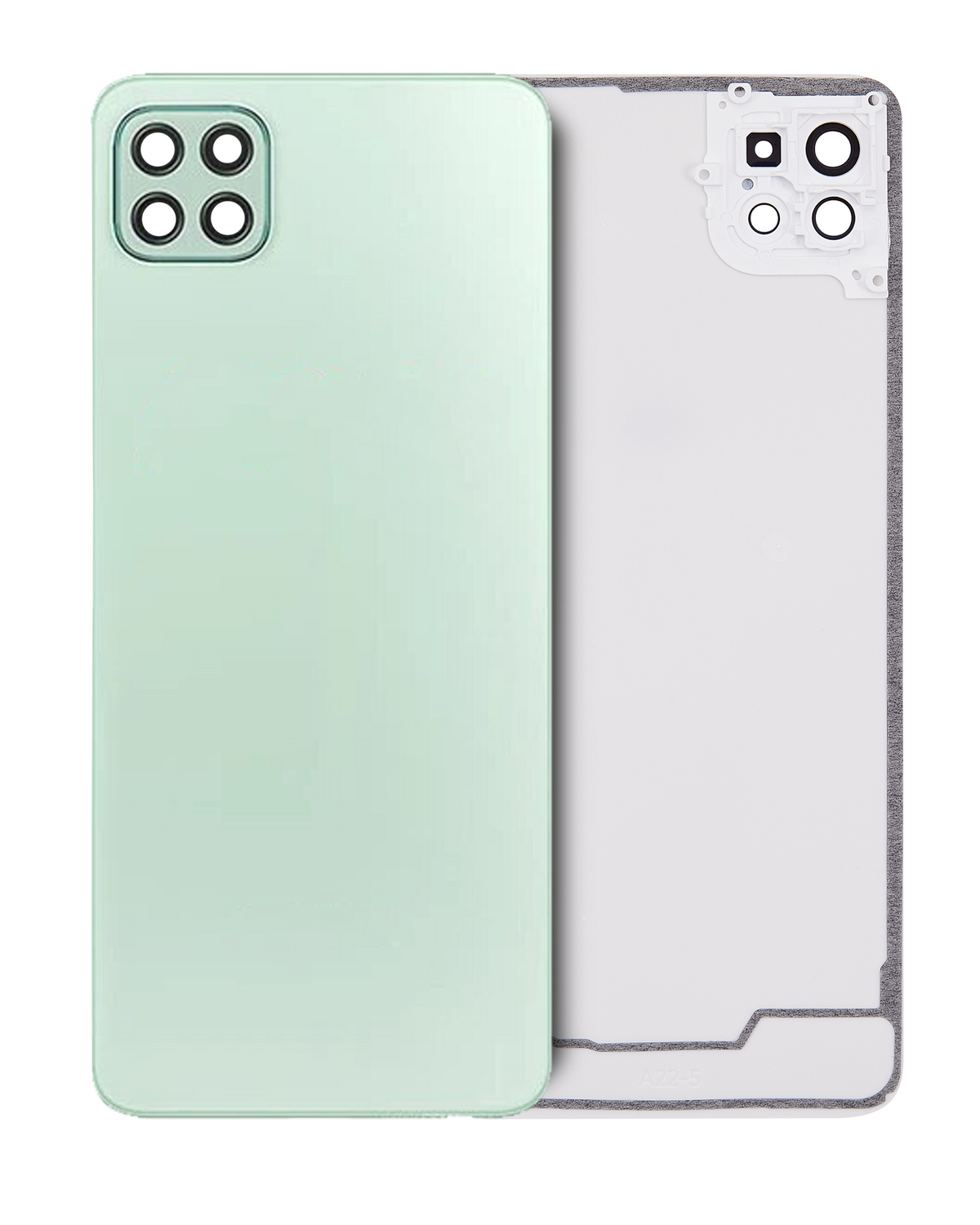 Back Cover Glass With Camera Lens Compatible For Samsung Galaxy A22 5G (A226 / 2021) (Service Pack) (Green)