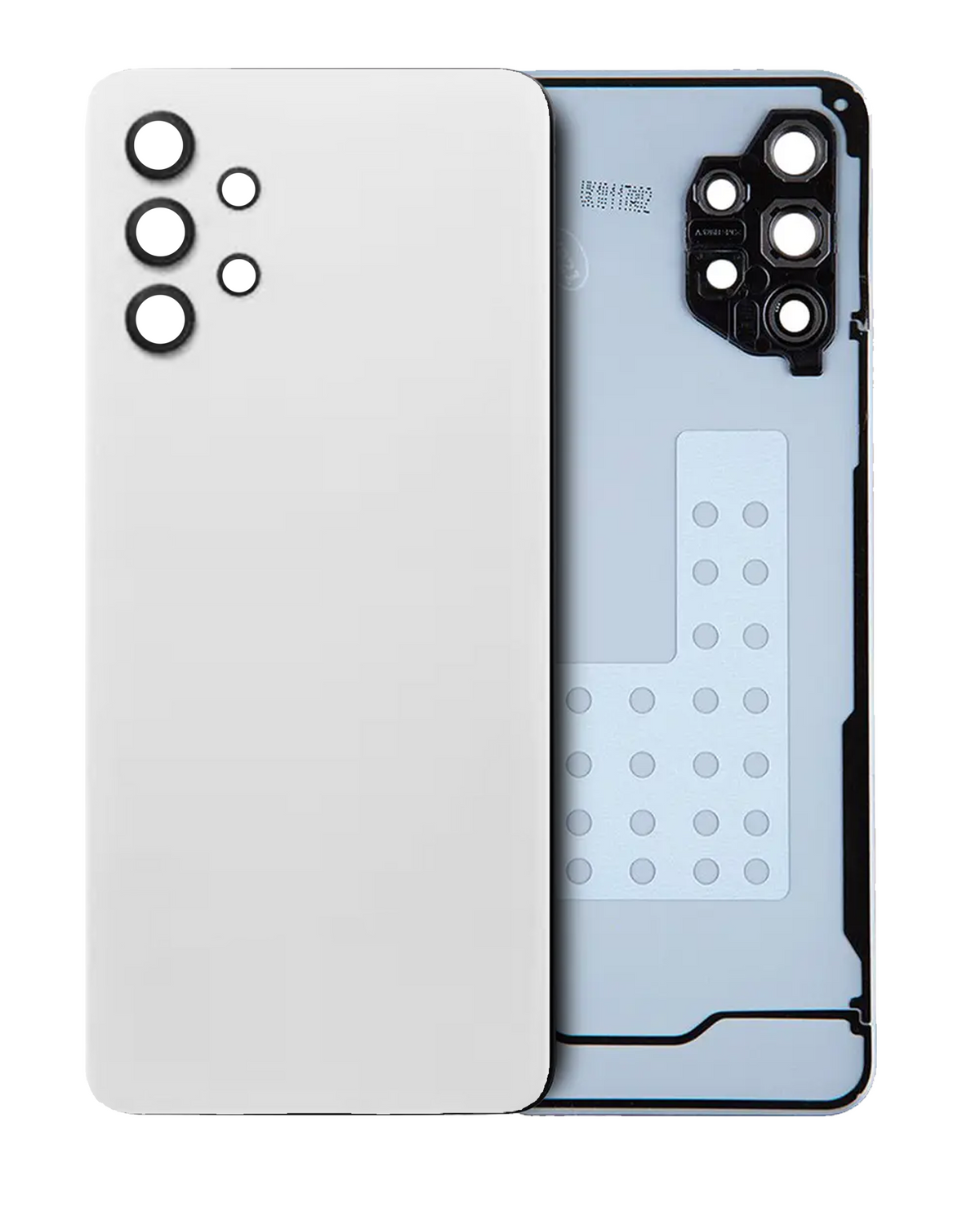 Back Cover Glass With Camera Lens Compatible For Samsung Galaxy A32 5G (A326 / 2021) (Service Pack) (Awesome White)