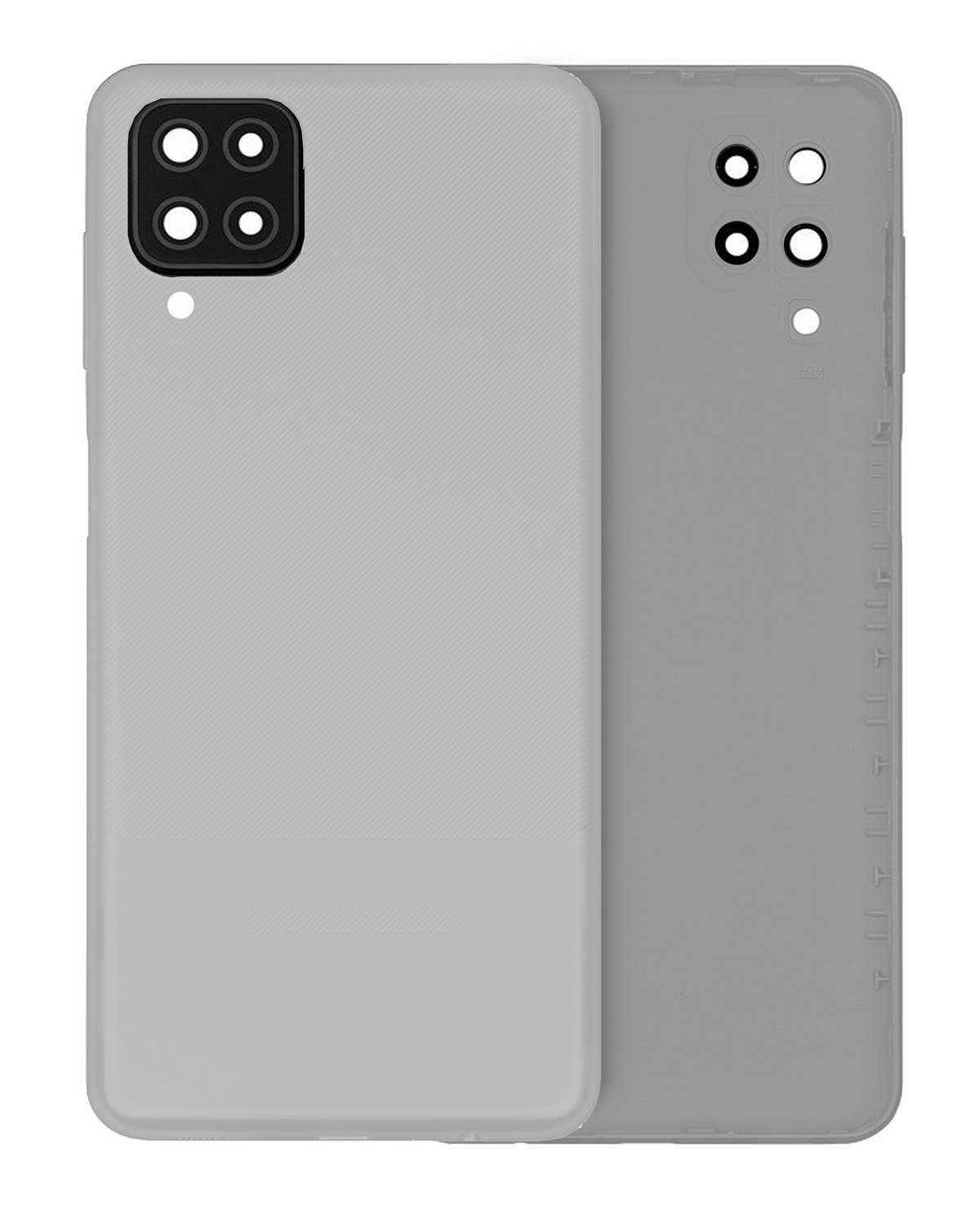 Back Cover Glass With Camera Lens Compatible For Samsung Galaxy A12 (A125 / 2020) (Service Pack) (White)