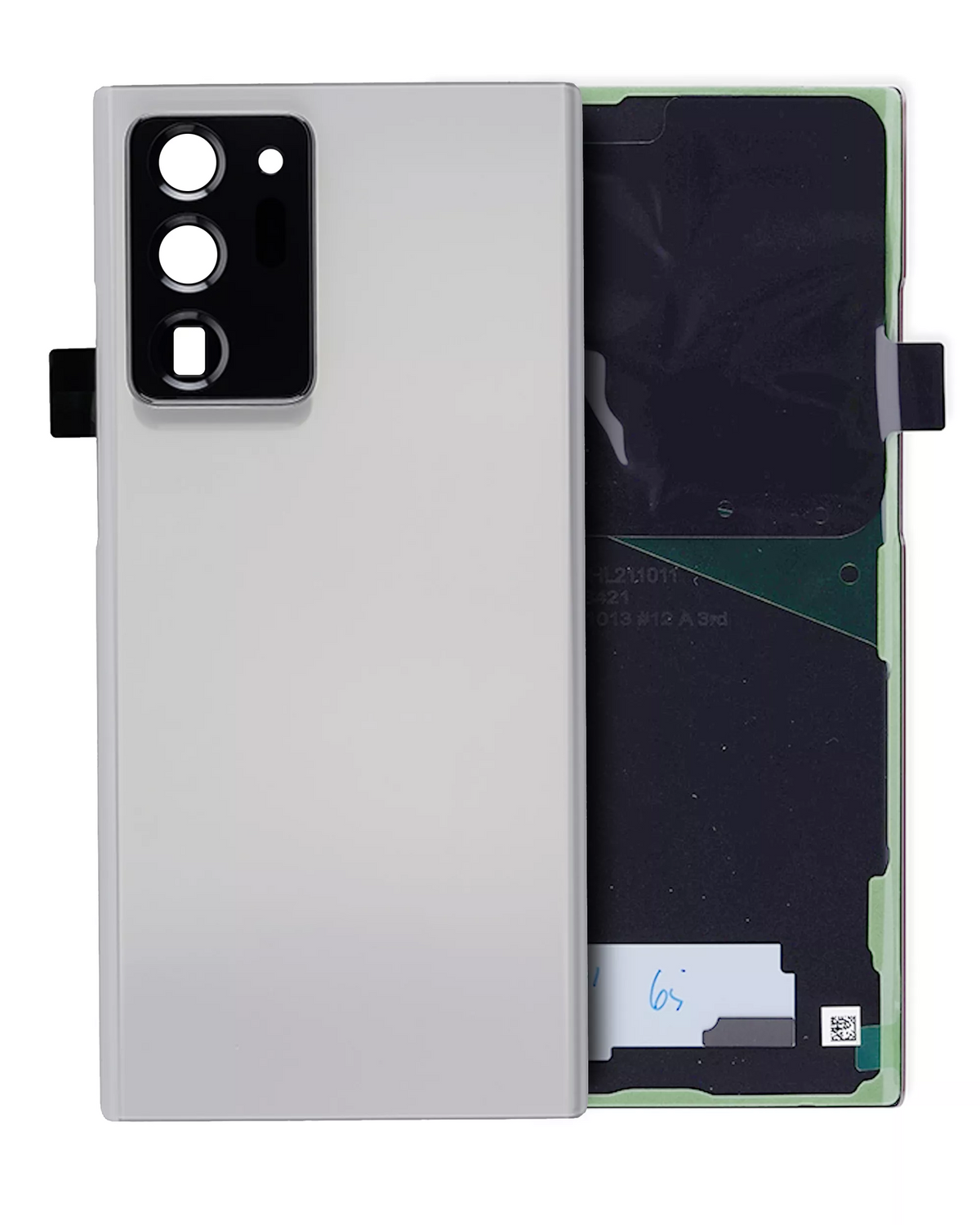 Replacement Back cover Glass Compatible For Samsung Galaxy Note 20 Ultra (Service Pack) (Mystic White)