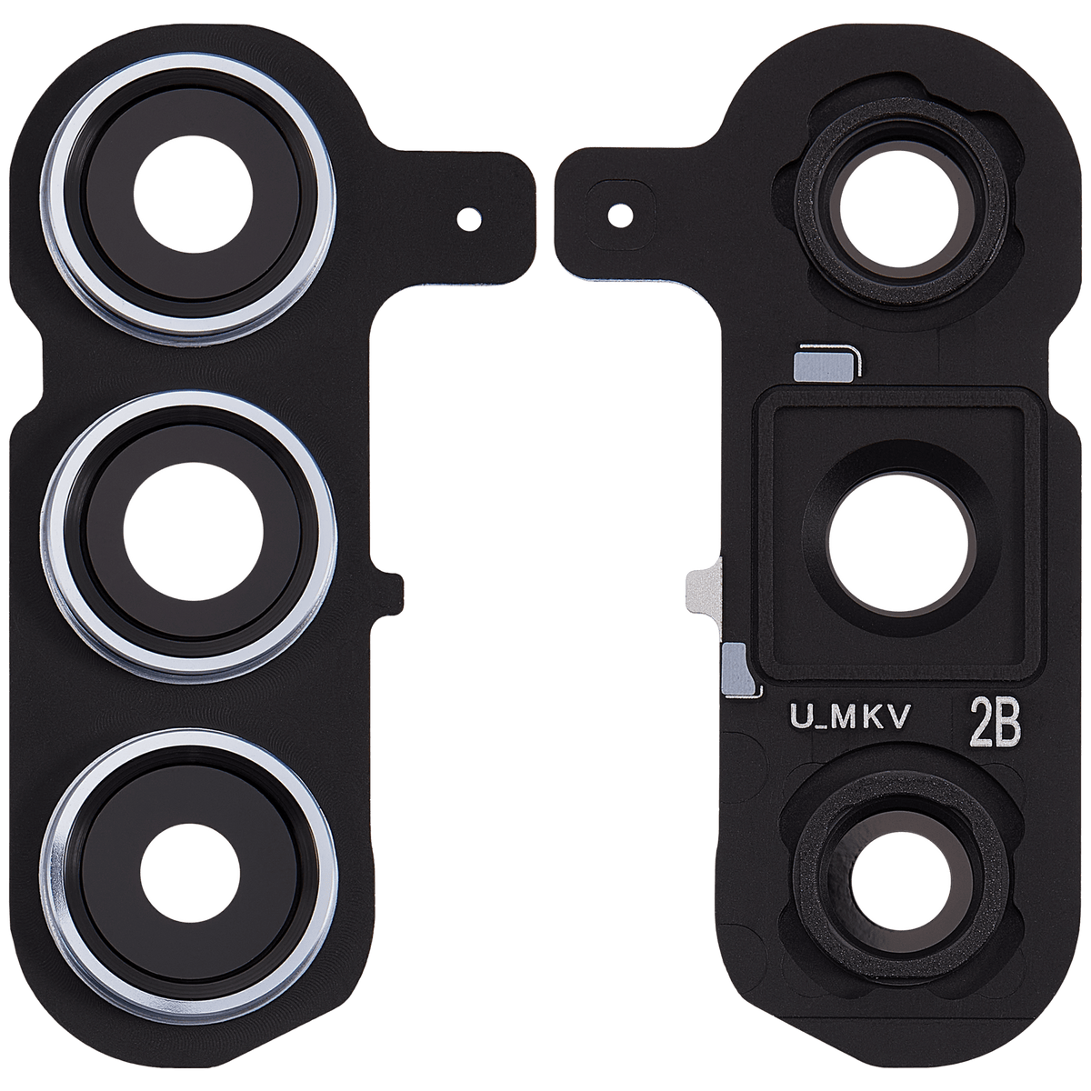 Replacement Back Camera Lens With Cover Bezel Ring Compatible For Samsung Galaxy S24 Plus 5G (Sapphire Blue)