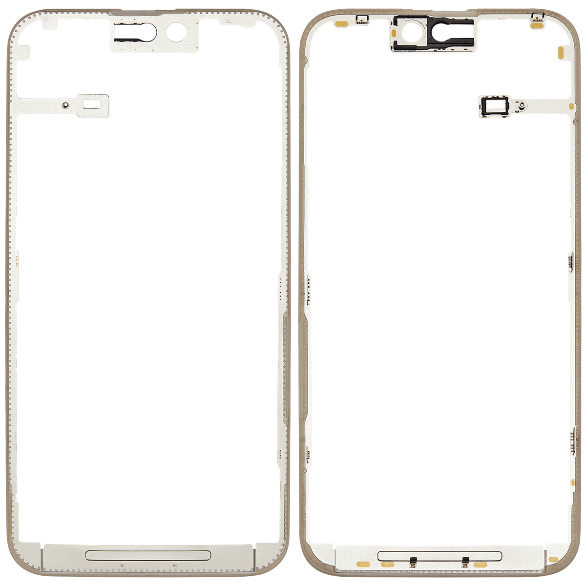 LCD Frame Without Glue Compatible For iPhone 15 Pro Max