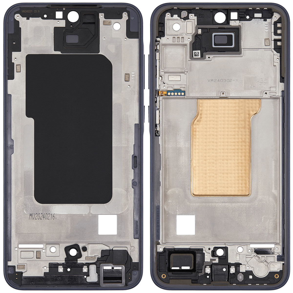 Mid-Frame Housing Compatible For Samsung Galaxy A35 (A356 / 2024) (Navy)