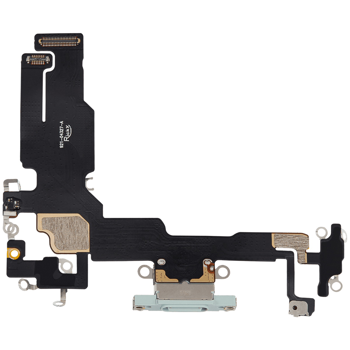 Charging Port Flex Cable Compatible For iPhone 15 (Aftermarket Plus) (Green)