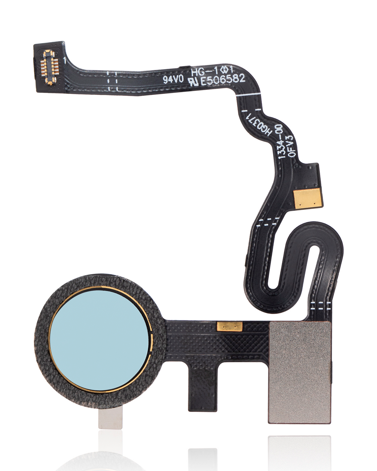 Replacement Fingerprint Reader With Flex Cable Compatible For Google Pixel 4a / 4a 5G (Barely Blue)