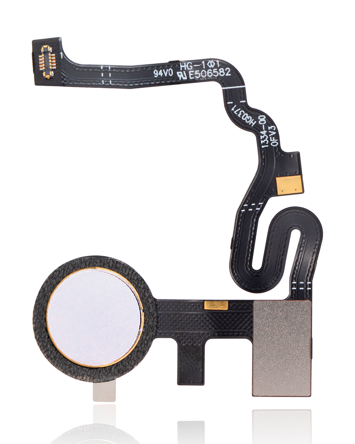 Replacement Fingerprint Reader With Flex Cable Compatible For Google Pixel 4a / 4a 5G (Genuine OEM) (Clearly White)