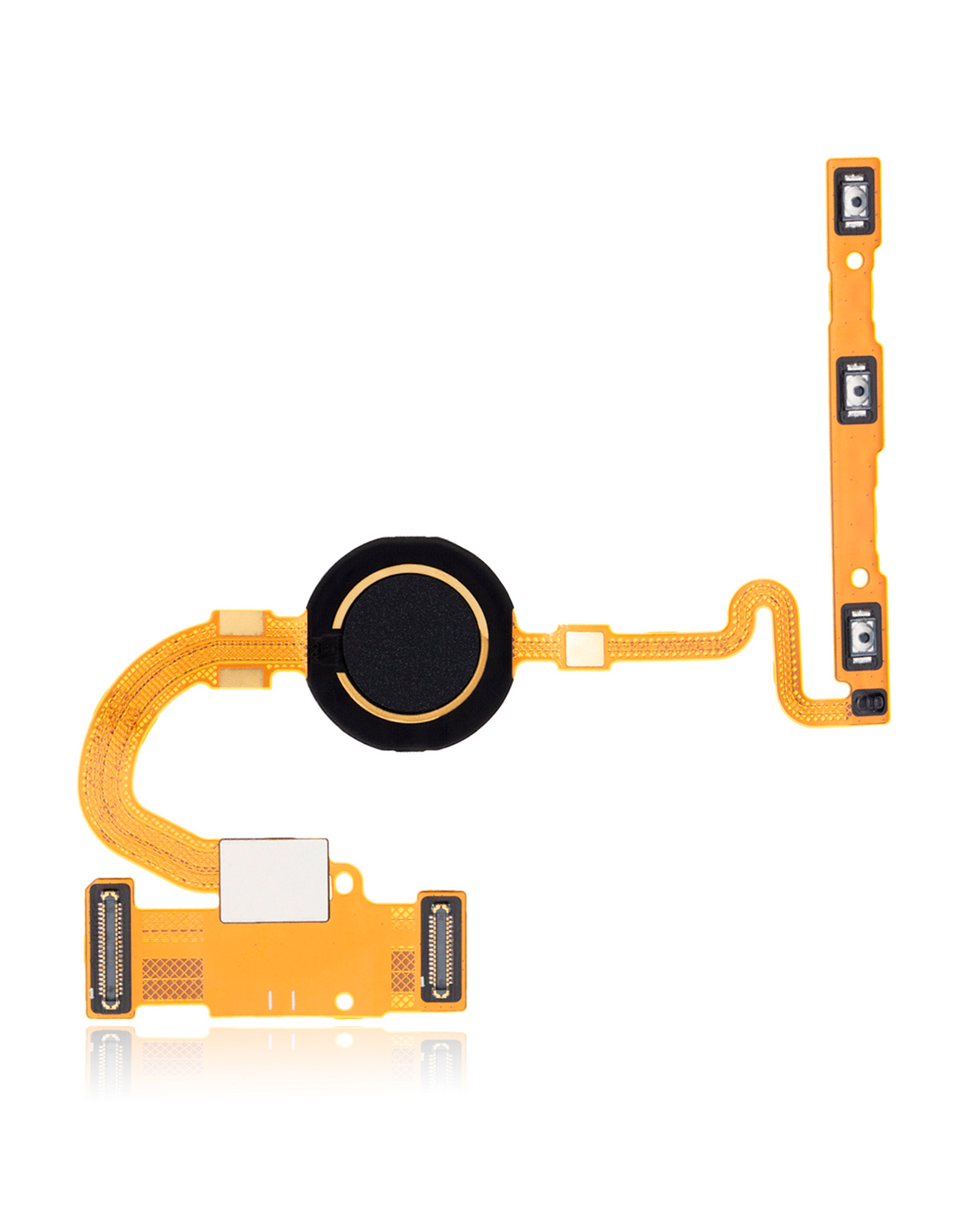 Replacement Fingerprint Reader With Flex Cable Compatible For Google Pixel 5 (Genuine OEM) (Just Black)