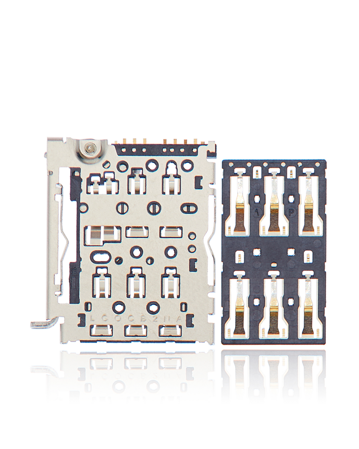 Sim Card Reader Compatible For Google Pixel 5 / 5A / 6 / 6 Pro Replacement (2 Piece Set)