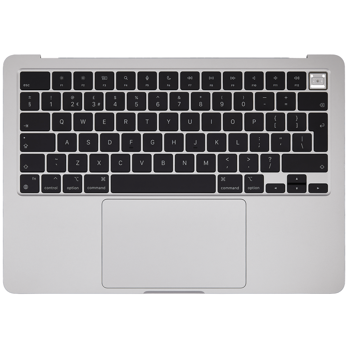 Top Case Assembly With Battery And Keyboard Compatible For MacBook Air 13" (A2681 / Mid 2022) (Silver) (UK Keyboard)