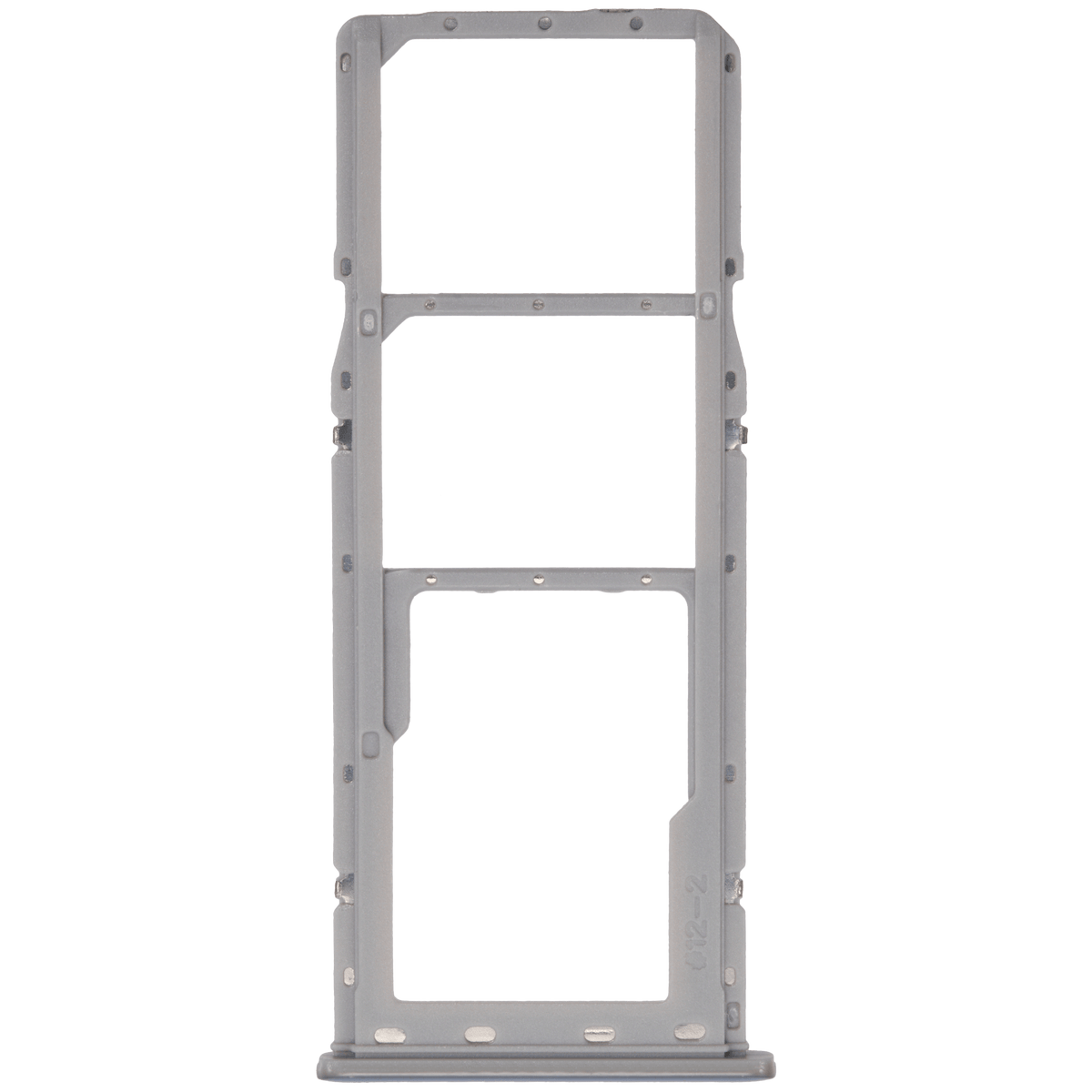 Dual Sim Card Tray Compatible For Samsung Galaxy A20 (A205 / 2019) / A30 (A305 / 2019) / A50 (A505 / 2019) (Silver)