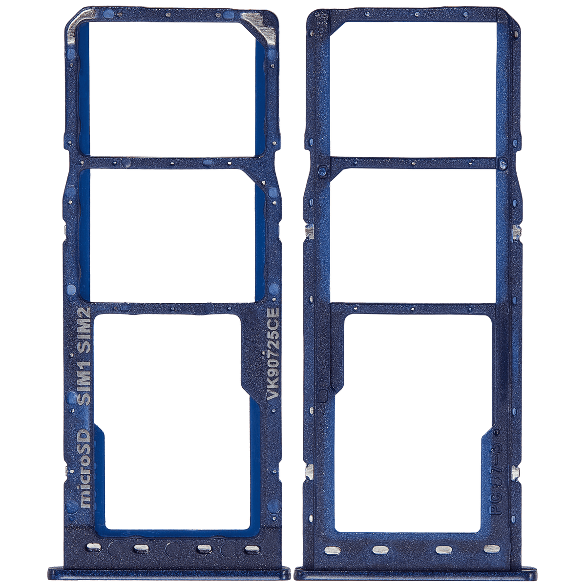 Dual Sim Card Tray Compatible For Samsung Galaxy A10 (A105 / 2019) (Blue)