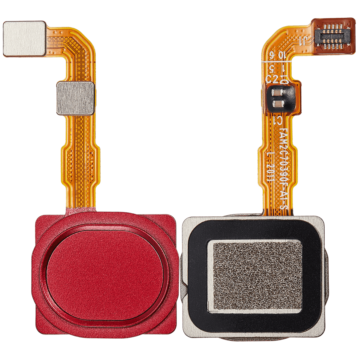Fingerprint Reader With Flex Cable Compatible For Samsung Galaxy A20s (A207 / 2019) (Red)